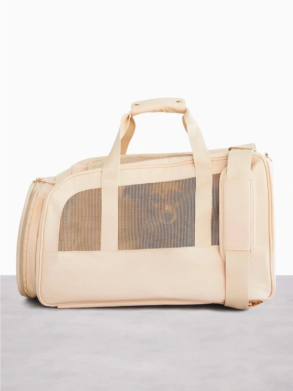 NWOT BÉIS The Regulation Pet Carry-On in Beige — Discontinued/HTF!